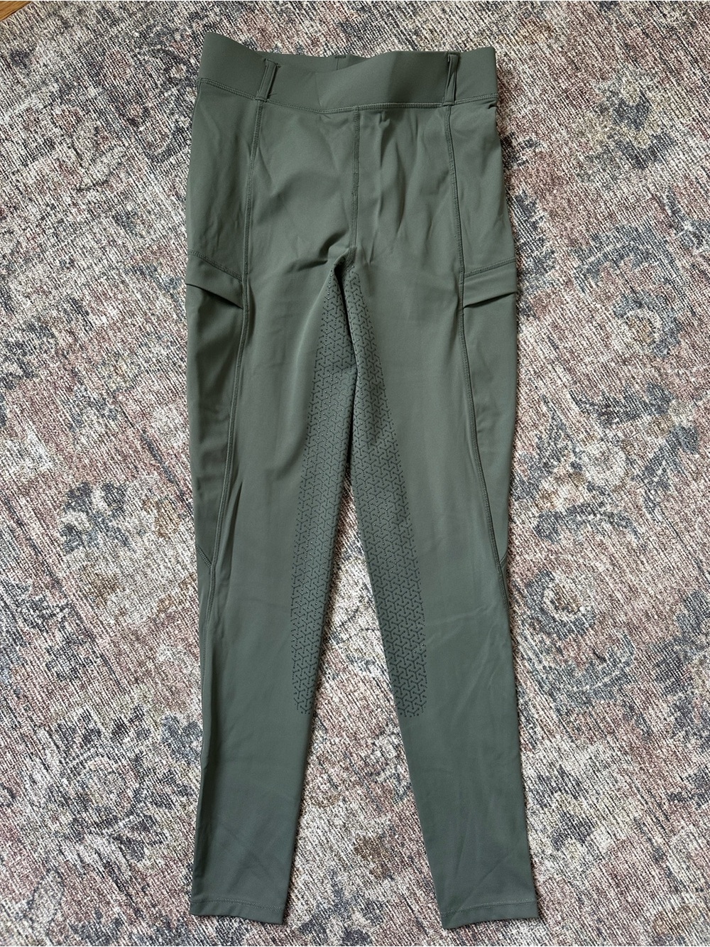 MoFiz Olive Green Performance Riding Tights